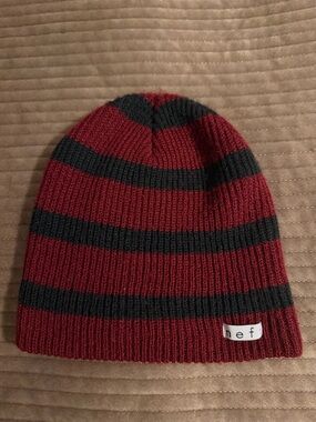 Neff Red Blue Striped Daily Beanie